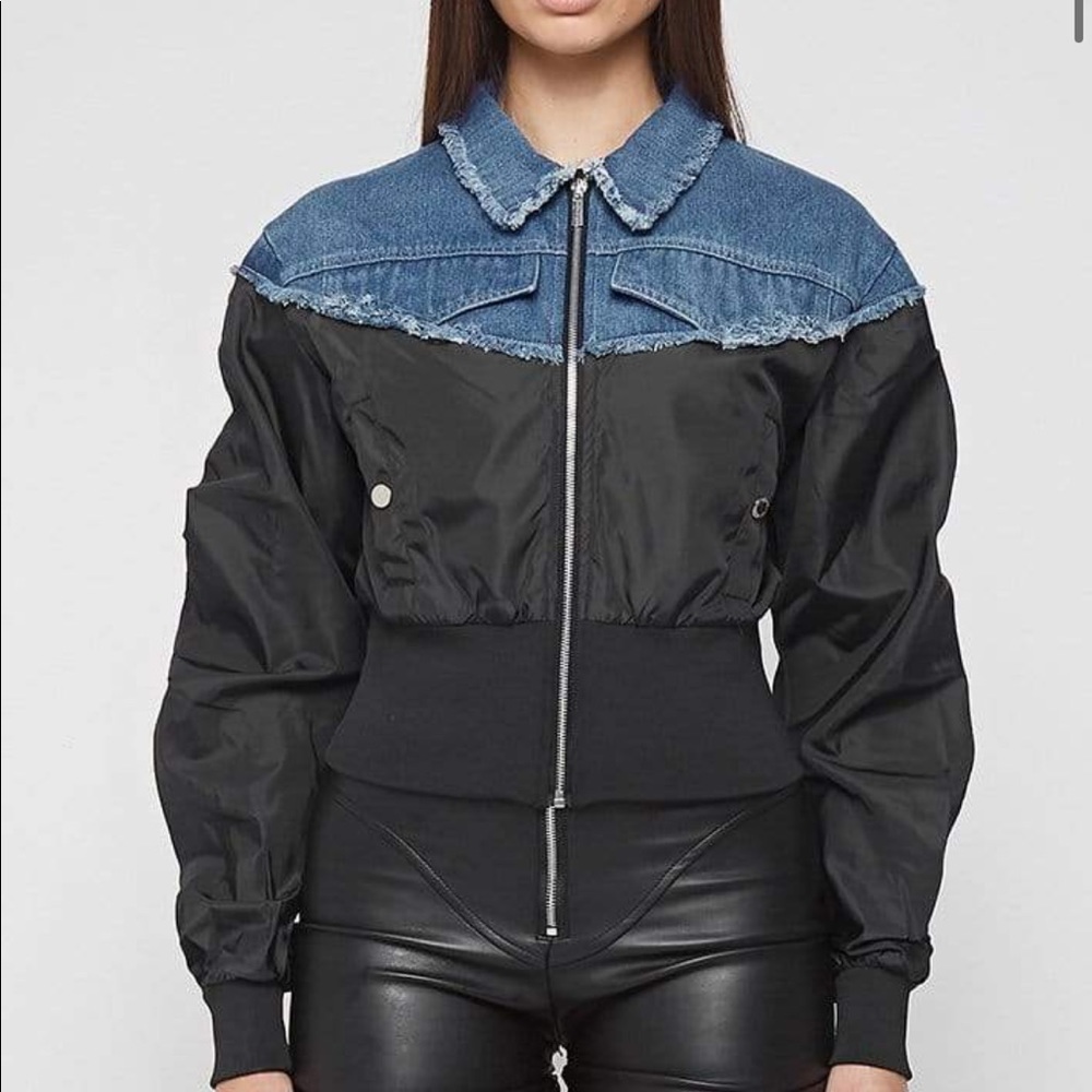 MANIÈRE DE VOIR  denim bomber